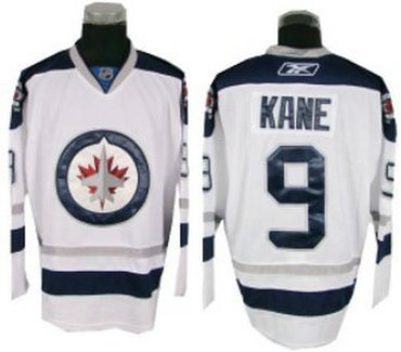 2012 Winnipeg Jets 9 Evander Kane white jerseys