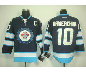 nhl jerseys winnipeg jets #10 HAWERCHUK blue 2011 new