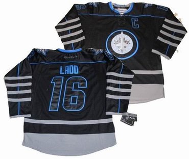 Winnipeg Jets 16 Andrew Ladd black ice jerseys Winnipeg Jets 16 Andrew Ladd black ice jerseys