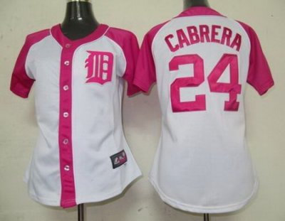 2012 Women Pink Splash Fashion Jersey Detroit Tigers 24 Miguel Cabrera white jerseys 2012 Women Pink Splash Fashion Jersey Detroit Tigers 24 Miguel Cabrera white jerseys