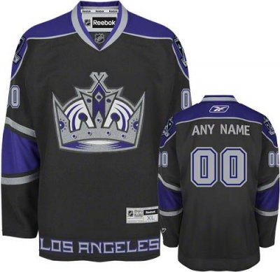 Customized Los Angeles Kings Jersey Black Home Man  Jersey