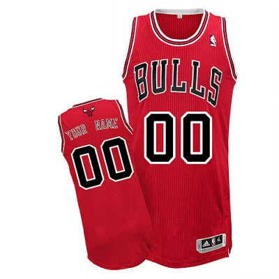 Customized Chicago Bulls Jersey Revolution 30 Red Road Basketball Jersey