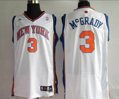 NBA Jerseys New York Knicks 3# MCGRADY white SWINGMAN