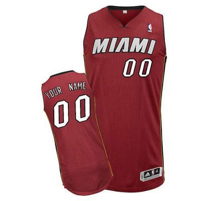 Heats Personalized Authentic Red Jersey (S-5XL)