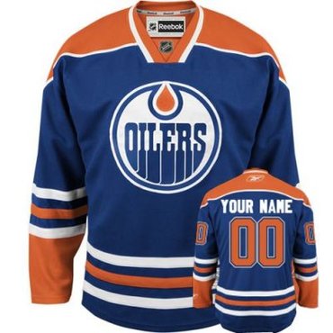 Edmonton Oilers Home Customized  Jersey
