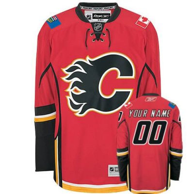 Calgary Flames Home Customized  Jersey