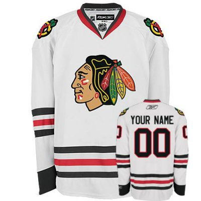 Chicago Blackhawks Road Customzied  Jersey