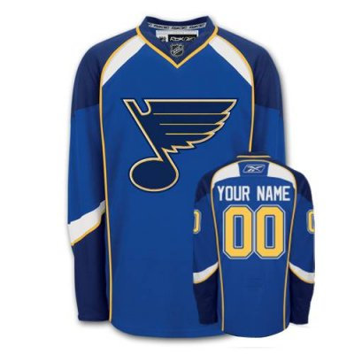 St. Louis Blues Home Custom  Jersey