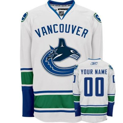 Vancouver Canucks Road Customized  Jersey