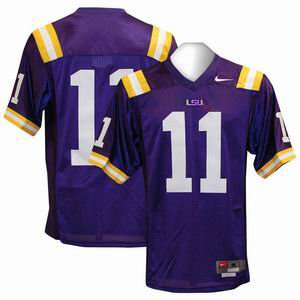 NCAA LOUISIANA STATE LSU TIGERS 11 SEWN Jersey