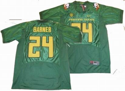 NCAA Oregon Ducks 24 barner green jerseys NCAA Oregon Ducks 24 barner green jerseys