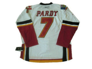 NHL Jerseys Calgary Flames 7 PARDY white