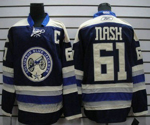 Columbus Blue Jackets 61 Nash BLUE C patch nhl jerseys Columbus Blue Jackets 61 Nash BLUE C patch nhl jerseys