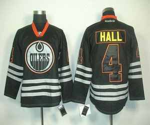 Edmonton Oilers 4 Hall black ice nhl jerseys Edmonton Oilers 4 Hall black ice nhl jerseys