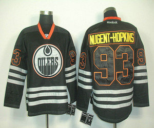 Edmonton Oilers 93 NUGENT-HOPKINS black ice nhl jerseys Edmonton Oilers 93 NUGENT-HOPKINS black ice nhl jerseys