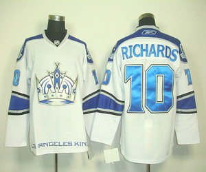 Los Angeles Kings 10 RICHARDS white nhl jerseys