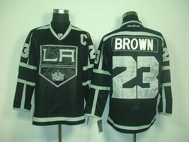 nhl jerseys los angeles kings #23 brown fullblack nhl jerseys los angeles kings #23 brown fullblack