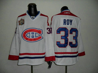 NHL Jerseys Montreal Canadiens 33 ROY white