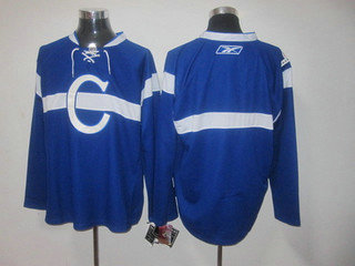 NHL Jerseys Montreal Canadiens  jerseys blank Blue