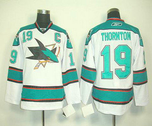 nhl jerseys san jose sharks #19 thornton white(C) nhl jerseys san jose sharks #19 thornton white(C)