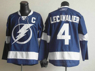 NHL Jerseys Tampa Bay Lightning 4 Vincent Lecavalier Blue new NHL Jerseys Tampa Bay Lightning 4 Vincent Lecavalier Blue new