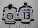 Winnipeg Jets jerseys #13 Teemu Selanne white  jersey
