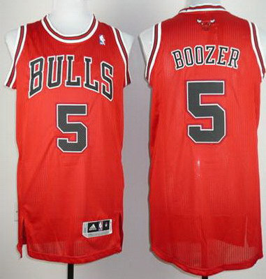 Chicago Bulls 5 Carlos Boozer Revolution 30 Red NBA Jerseys