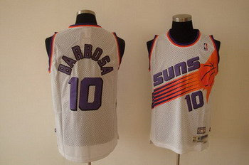 Phoenix Suns 10# barbosa white SWINGMAN jerseys