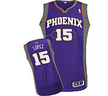 phoenix Suns Robin Lopez Revolution 30 Authentic Road purple Jersey