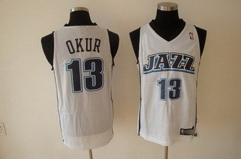 Utah Jazz 13# OKUR white SWINGMAN jerseys Utah Jazz 13# OKUR white SWINGMAN jerseys