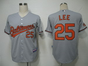 Baltimore Orioles 25 Lee Grey Cool Base Jerseys Baltimore Orioles 25 Lee Grey Cool Base Jerseys