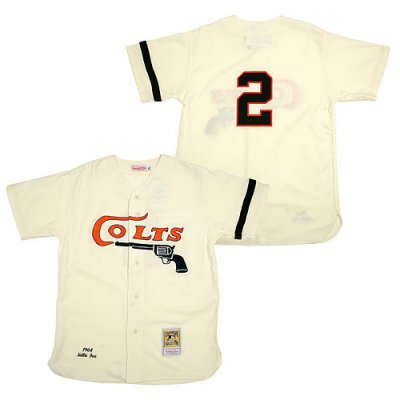 Houston Colt 45s Authentic 1964 Jersey #2 Nellie Fox Home MitchellANDNess