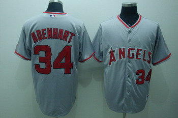 Los Angeles Angels 34 Nick Adenhart Grey Jerseys Los Angeles Angels 34 Nick Adenhart Grey Jerseys