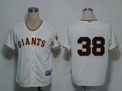 MLB Jerseys San Francisco Giants 38 Wilson Cream Cool Base