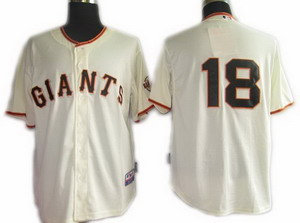San Francisco Giants 18 MATT CAIN San Cream Jerseys Cool Base