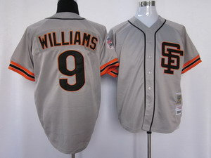 San Francisco Giants 1989 Jersey 9 Matt Williams gray