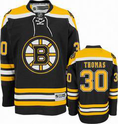 Boston Bruins #30 THOMAS Black  Jerseys