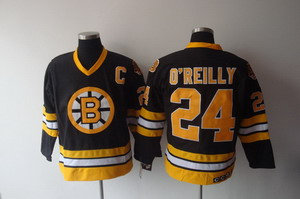 Boston Bruins 24 Terry O'Reilly Authenitc Black Jersey C patch Boston Bruins 24 Terry O'Reilly Authenitc Black Jersey C patch