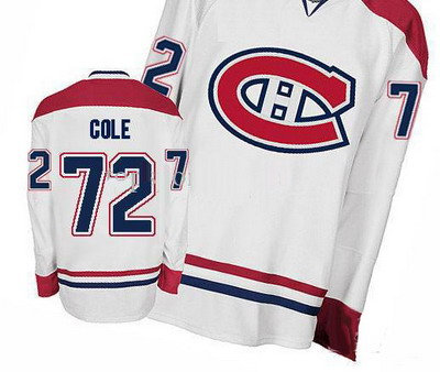 2011 Montreal Canadiens NHL Jerseys #72 Cole White Authentic Jersey 2011 Montreal Canadiens NHL Jerseys #72 Cole White Authentic Jersey