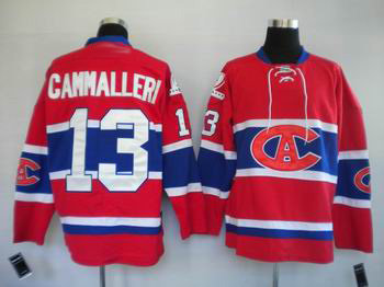 Montreal Canadiens #13 Michael Cammalleri Stitched Replithentic New CA patch Red Montreal Canadiens #13 Michael Cammalleri Stitched Replithentic New CA patch Red