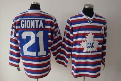 Montreal Canadiens #21 Brian Gionta strip Jersey