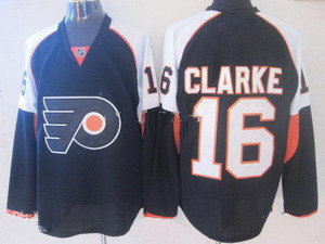 Philadelphia Flyers 16 Bobby Clarke Black  Jersey
