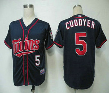 MLB Jerseys Minnesota Twins 5 Cuddyer Dark Blue Cool Base