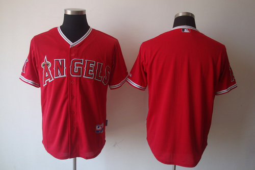 Los Angeles Angels of Anaheim  Blank Red MLB Jerseys