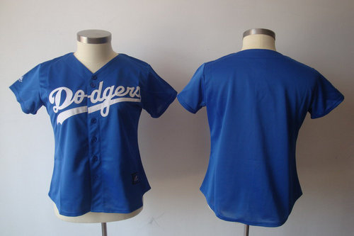 Women Los Angeles Dodgers Blank Royal Blue Jerseys