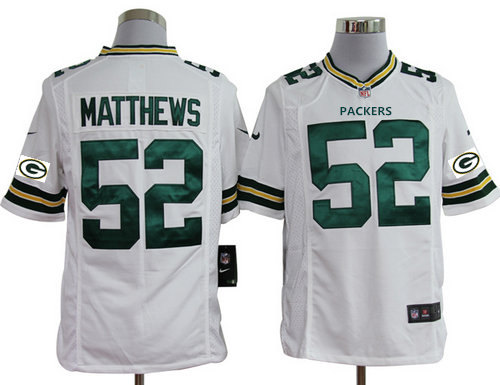 Green Bay Packers White Custom Jerseys (Game)