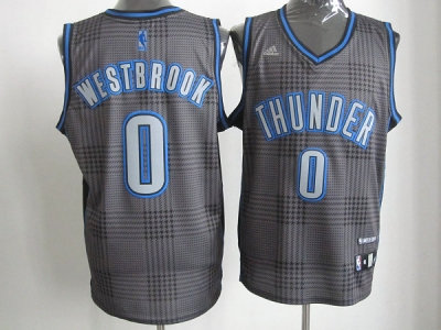 nba oklahoma city thunder #0 westbrook black-grey(2012) nba oklahoma city thunder #0 westbrook black-grey(2012)