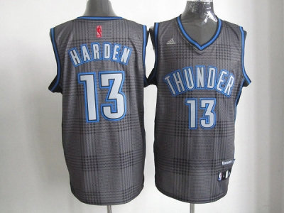 nba oklahoma city thunder #13 harden black-grey(2012) nba oklahoma city thunder #13 harden black-grey(2012)