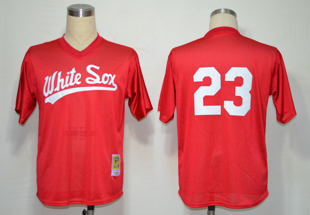 LB Jerseys Chicago White Sox  23 Robin Ventura red jerseys