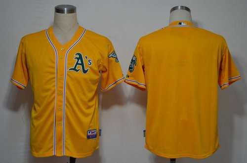 mlb jerseys oakland athleticsb blank yellow jerseys mlb jerseys oakland athleticsb blank yellow jerseys